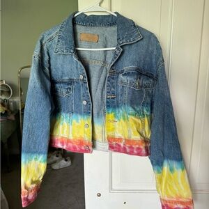 Blank NYC Tie Dye Jean jacket